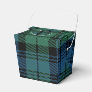 Rustikale Plaid Rot Grün Campbell Tartan Geschenkschachtel