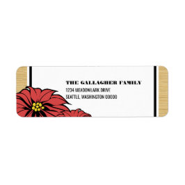 Rustikale Poinsettia Urlaub