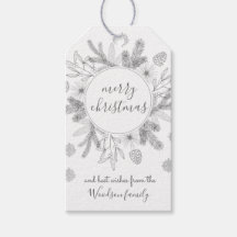 Rustikale Pracht frohe Weihnachten Moderne