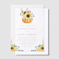 Rustikale Pumpkin und Sonnenblumen Hochzeit im Her