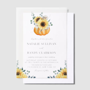 Rustikale Pumpkin und Sonnenblumen Hochzeit im Her