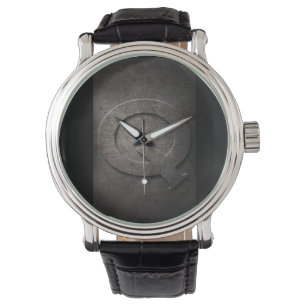 Rustikale Q Monogram Watch Armbanduhr