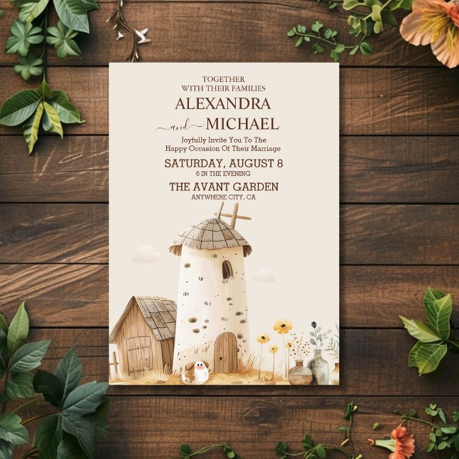 Rustikale Ranch Farm Barn Wedding Einladung (Von Creator hochgeladen)