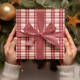 Rustikale Reverie   Aufnahme des Bauernhauses Rot  Geschenkpapier