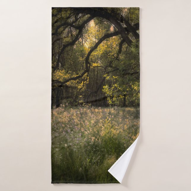 Rustikale romantische, blumengeschmückte Blume Ba Badhandtuch Set (Badehandtuch)