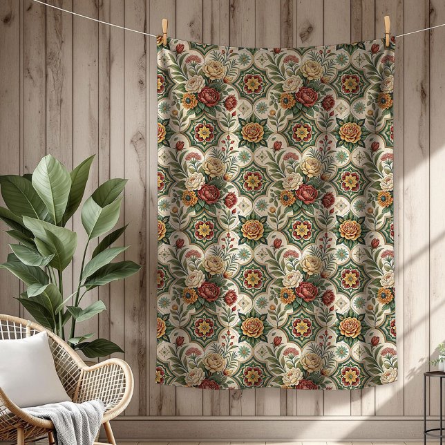 Rustikale Rose Blanket Delikatesse Shabby Chic Sti Fleecedecke (Rustic Roses Blanket Delicate Shabby Chic Style)