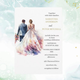 Rustikale Rose Boho Blumenzettel Einladung