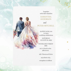 Rustikale Rose Boho Blumenzettel Einladung