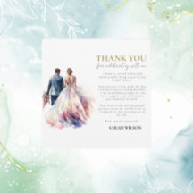 Rustikale Rose Boho Floral Bridal Vielen Dank