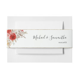 Rustikale Rose Einladungsbanderole