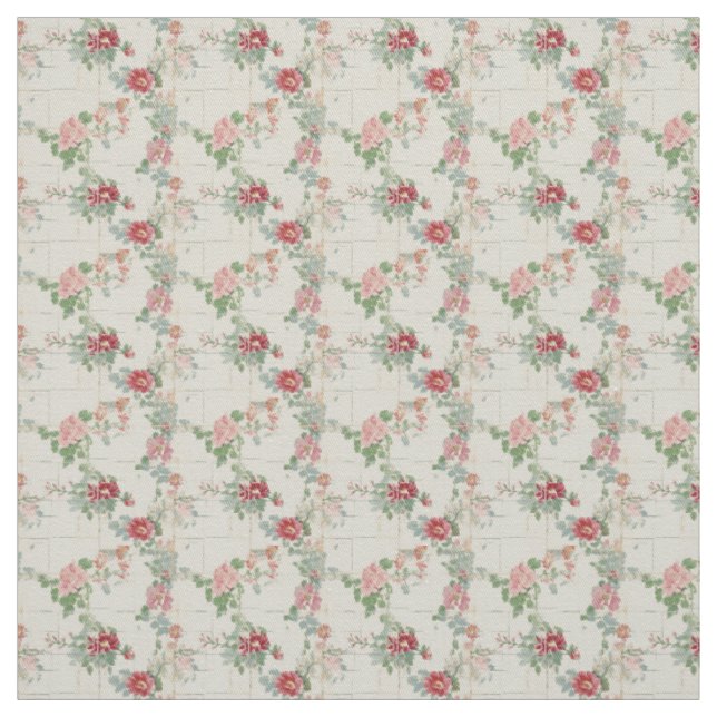 Rustikale Rose Garden Charm Stoff (Muster)