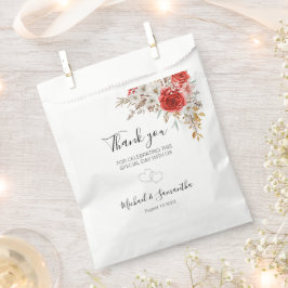 Rustikale Rose Geschenktütchen