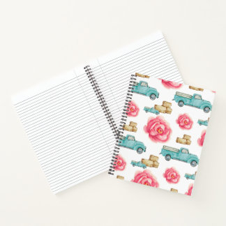 Rustikale Rose SpiralNotebook Notizbuch