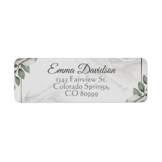 Rustikale Rosenrosen-Rücksendeadressen-Aufkleber