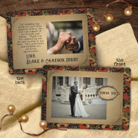 Rustikale Rote Pfeffer Vintage Holzhochzeit