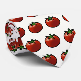 Rustikale rote Tomaten-Botanik-Kunst Krawatte