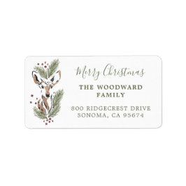 Rustikale Rücksendeadresse Adressaufkleber