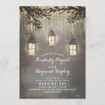 Rustikale Saitenlichter Lanterns Country Wedding