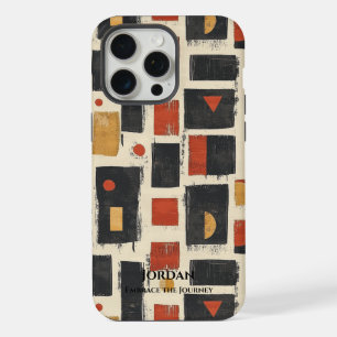Rustikale Sambische Batik – Moderne Stammeskunst iPhone 15 Pro Max Hülle