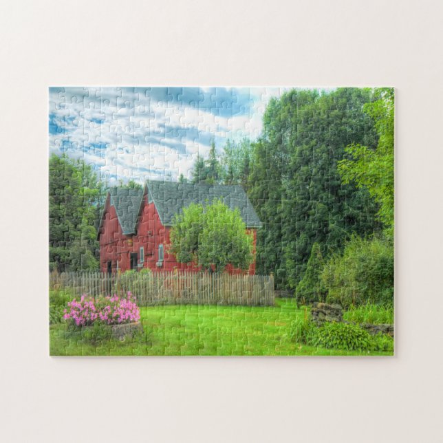 Rustikale Scheune Vermont. (Horizontal)