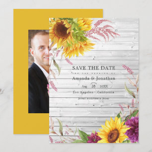 Rustikale Scheunen-Hochzeitsfotos im Landhausstil  Save The Date
