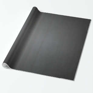 Rustikale schwarze Tafel gedruckt Geschenkpapier