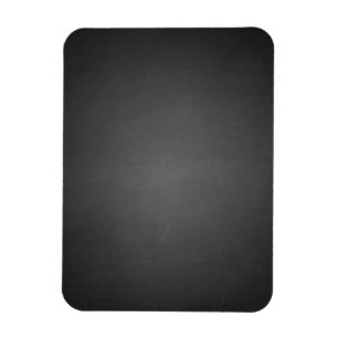 Rustikale schwarze Tafel gedruckt Magnet