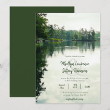 Rustikale Seevergreens spiegeln Hochzeit wider