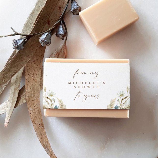 Rustikale Seifenbauchband-Etikett Einladungsbanderole (Von Creator hochgeladen)