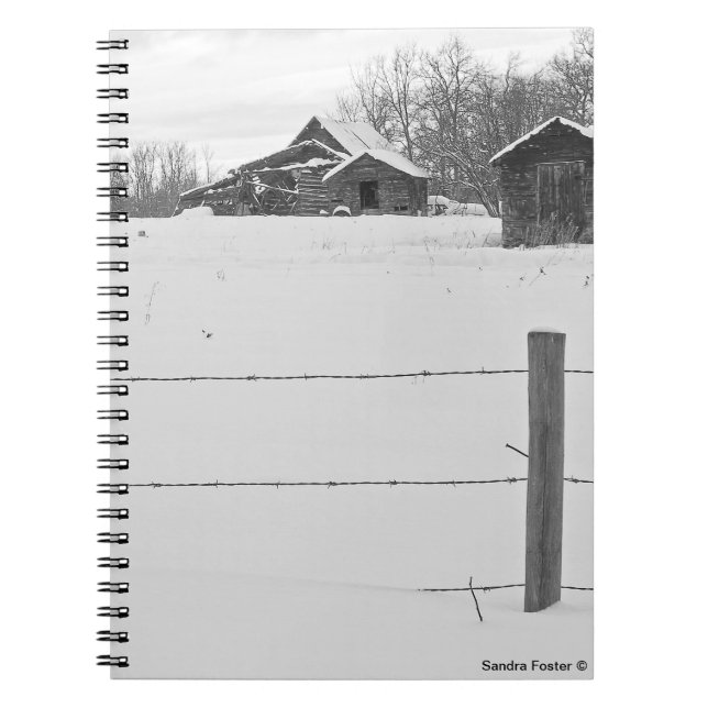 Rustikale Shacks Foto Hinweis Buch (Vorderseite)