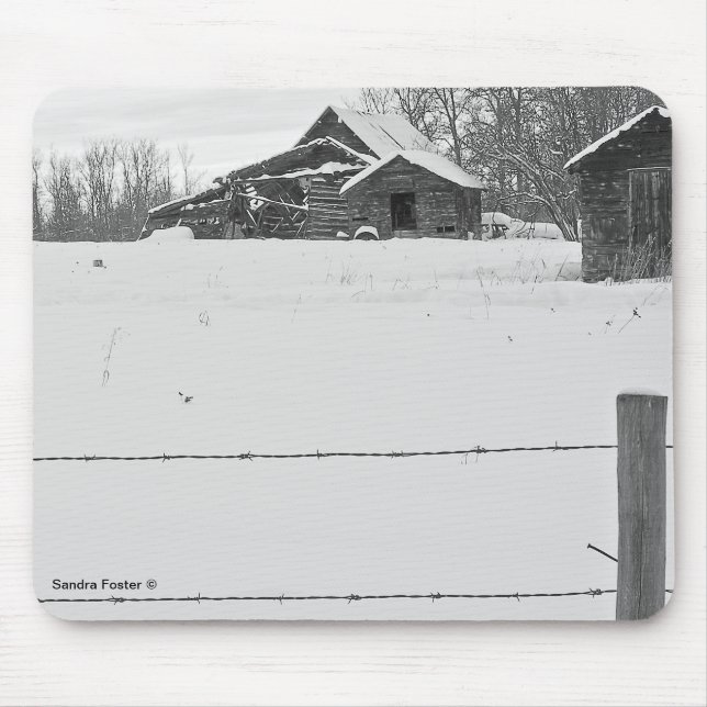 Rustikale Shacks Mouse Pad Mousepad (Vorne)