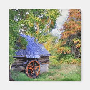 Rustikale Shedlandschaft Magnet