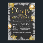 Rustikale Silvester-Party Einladung<br><div class="desc">Silvester Party Einladung. Happy Silvester. Goldschneeflocke. Weiße Feder. Weihnachtsurlaub Brautparty Einladung. Gold und Chalkboard Hintergrund.Schwarz und Weiß.
Für weitere Anpassungen klicken Sie bitte auf die Schaltfläche "Anpassen" und verwenden Sie unser Designwerkzeug,  um diese Vorlage zu ändern.</div>