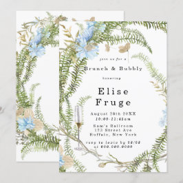 Rustikale Sommerferien Brunch & Bubbly Invitati Einladung