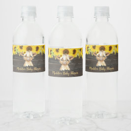Rustikale Sonnenblume Hochland Kuh Baby Dusche