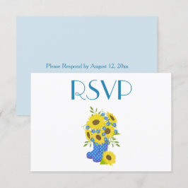 Rustikale Sonnenblume UAWG Einladung