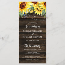 Rustikale Sonnenblumen-Blumenstrauß Hochzeit