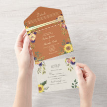 Rustikale Sonnenblumen Elegante Blumenhochzeit