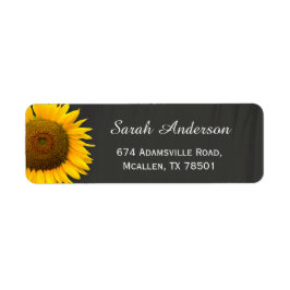 Rustikale Sonnenblumen Elegante Chalkboard-UAWG-An