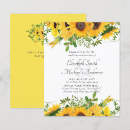 Rustikale Sonnenblumen für Hochzeitsgeschichten