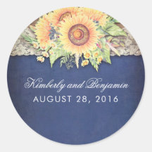 Rustikale Sonnenblumen-Hochzeit