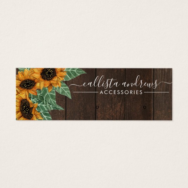 Rustikale Sonnenblumenblume (Vorderseite)