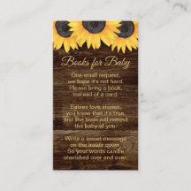 Rustikale Sonnenblumenbücher Baby Neutral Baby Dus