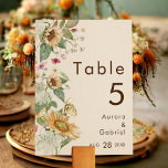 Rustikale Sonnenblumenkarte Beige Hochzeitskarte d Tischnummer<br><div class="desc">Dieses rustikale Design der beigen Hochzeitskarte mit Sonnenblumen, Wildblumen und Vintag inspiriert Blumenelementen auf beigem Hintergrund ist ein neutraler Hintergrund. Dieses Design bietet eine einfache aber fesselnde Ästhetik, perfekt für Ihre Herbst- oder Sommerfeier. Entdecken Sie unsere Sammlung heute und bereichern Sie Ihre Hochzeit mit dem zeitlosen Reiz von rustikalen Sonnenblumen-Glücksspielen....</div>