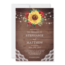 Rustikale Sonnenblumenleuchte Rote Blumenblume