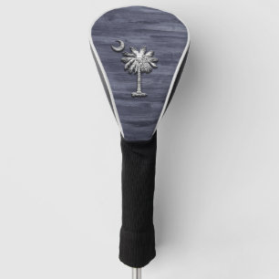 Rustikale South Carolina Palmetto und Moon Golf Headcover