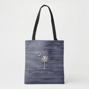 Rustikale South Carolina Palmetto und Moon Tasche
