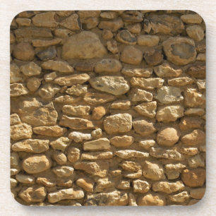 Rustikale Steinmauer Getränkeuntersetzer