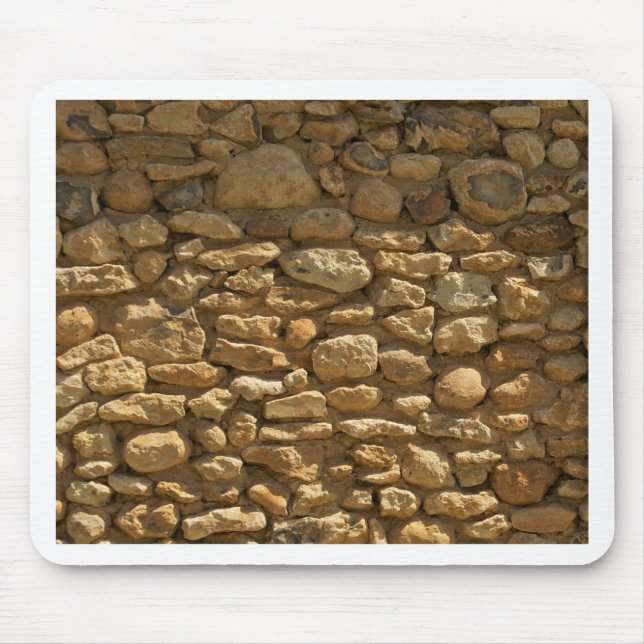 Rustikale Steinmauer Mousepad (Vorne)