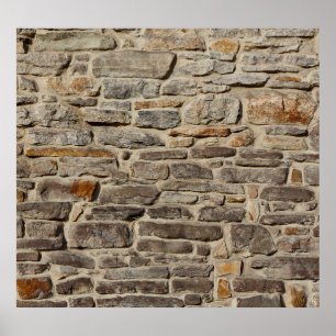 Rustikale Steinmauer, strukturierte Dekoration